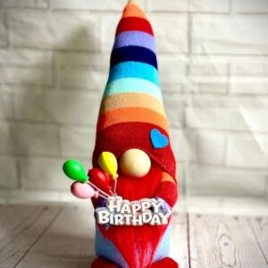 Handmade Happy Birthday Nordic Gnome