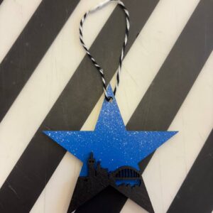 Blue Star Newcastle Wooden Bauble