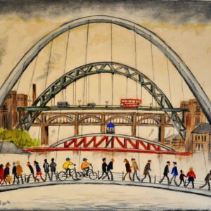 Lowry Style Bridges Metal Sign