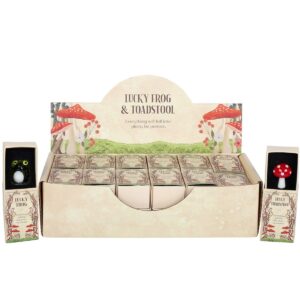 Lucky Glass Frog and Toadstools Lucky Glass Frog and Toadstools