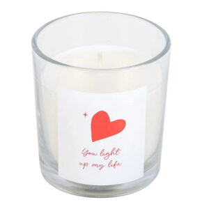 You Light Up My Life Strawberry Scented Candle