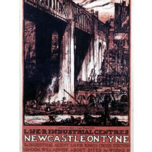 Newcastle Engraving Rail Postcard