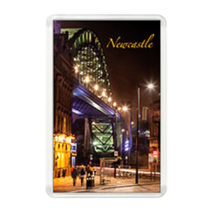 Newcastle Tyne Bridge Portrait Photo Magnet