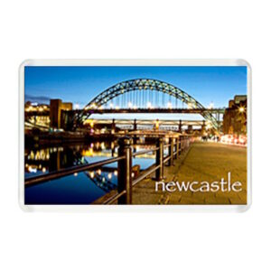 Newcastle Colour Tyne Bridges Photographic Magnet