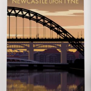 Newcastle Upon Tyne Premium Art Postcard