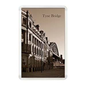 Newcastle Sandhill Sepia Tyne Bridge Portrait Magnet