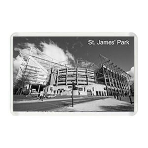 St James Park Black and White Magnet