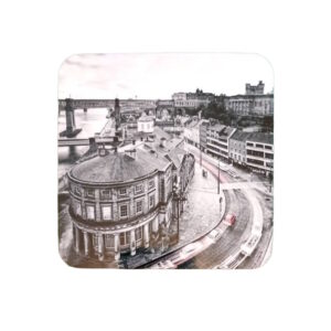 Akenside Newcastle Black & White Quayside Coaster