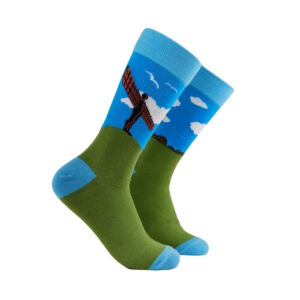 LARGE Angel of the North Socks (UK 9-12)