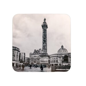 Greys Monument Black and White Coaster
