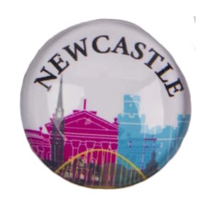 Mini Newcastle City Round Magnet