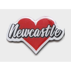 Mini Newcastle Red Heart Magnet