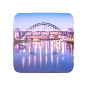 Newcastle Vista Twilight River Tyne Bridges Coaster