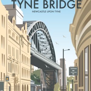Tyne Bridge Newcastle Akenside Hill Art Print