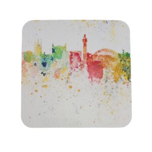 Newcastle upon Tyne Landmarks Splash Art Coaster