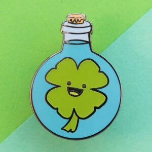 Good Luck Potion Bottle – Hard Enamel Pin (30mm)