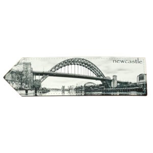 Newcastle Tyne Bridge Black Black White Bookmark