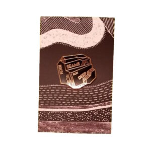 Rich Seams Run Deep Enamel Pin