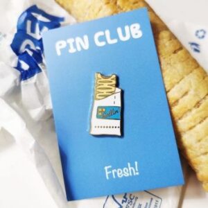 Sausage Roll Pin Badge
