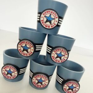 Newcastle United Away Shirt 96-97 Shot Glass