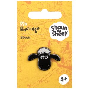 Shaun Face Pin Badge